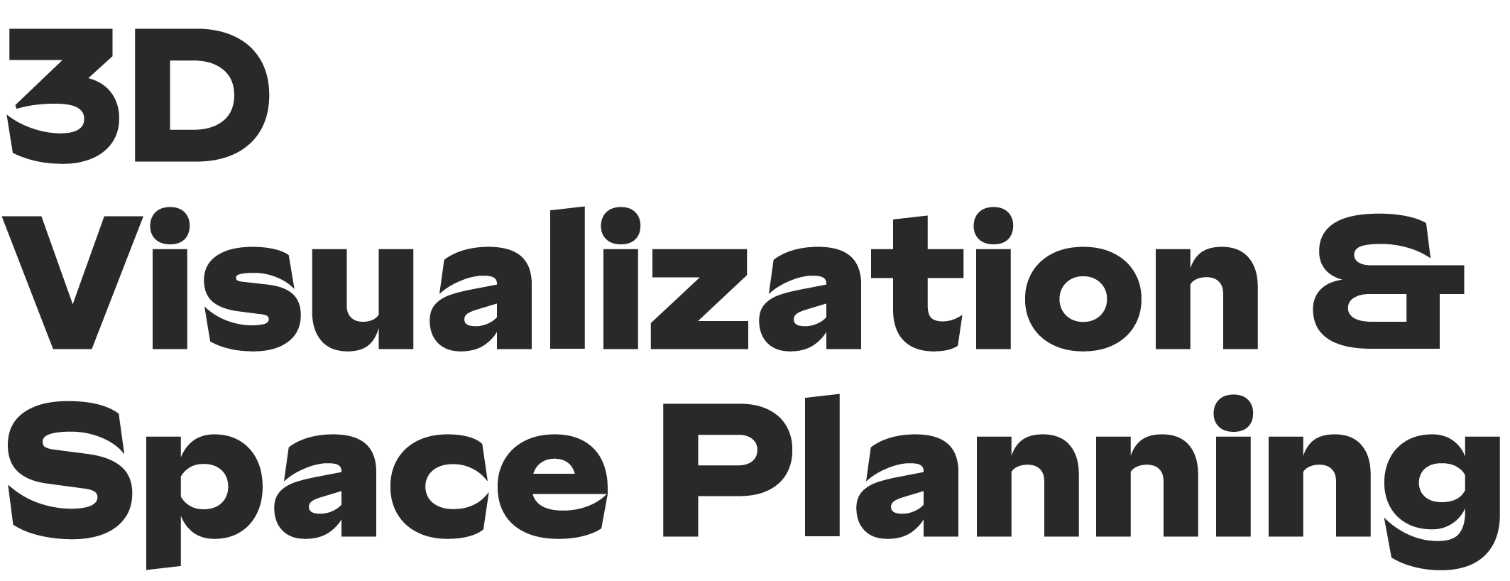 3D Visualization and Space Planning